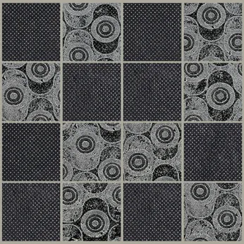 Керамогранит Decoratori Bassanesi Luci di Venezia Intreccio 7,2 Cristallo-Onde-Graphite