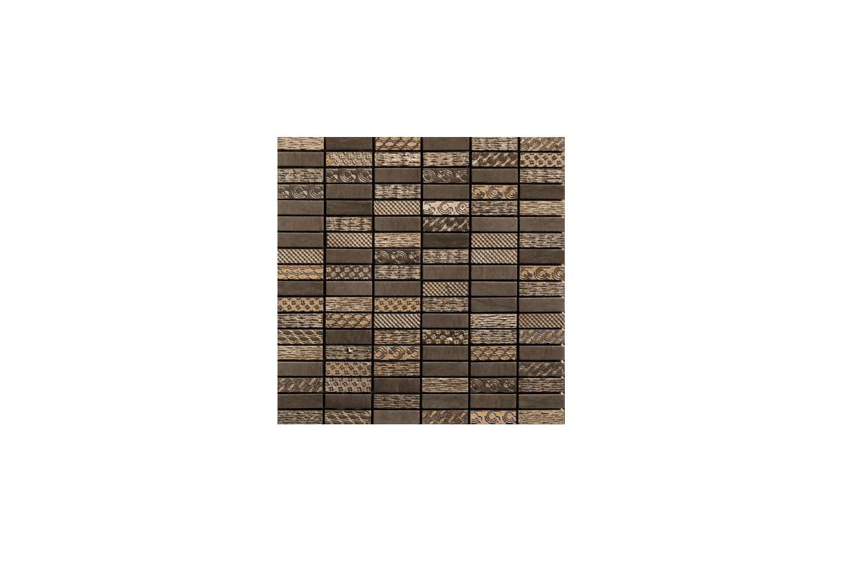 Мрамор Petra Antiqua Acqueforti Mosaics Mosaico Electra 1.5Х5 Londongrey Bronzo