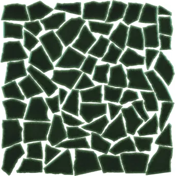 Керамогранит AcquarioDue Opus Mosaico Lucida Verde Inglese