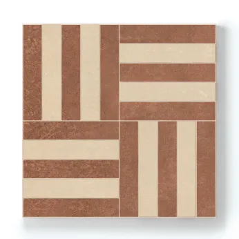 Керамогранит Florim Design SensiTerre Intreccio Mattone Cotone