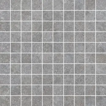 Керамогранит Settecento Shellstone Mosaico Grey 3.1x3.1 Su Rete
