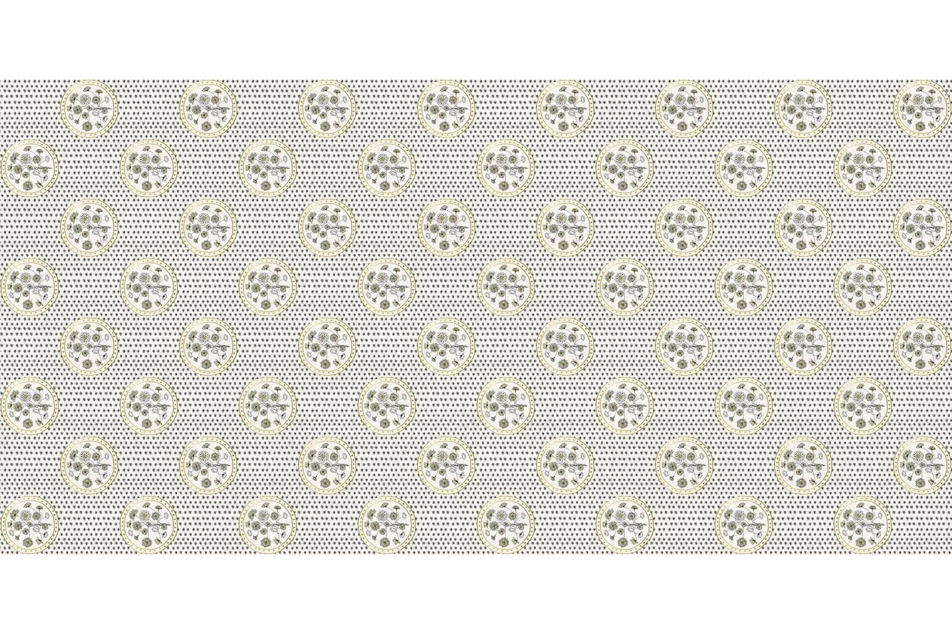 Керамогранит ABK Wide & Style Quel Mazzolin Di Fiori Oro