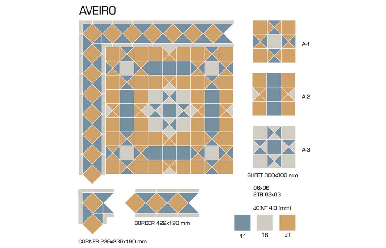 Керамогранит TopCer Victorian Designs (Викториан Дизайн) Aveiro
