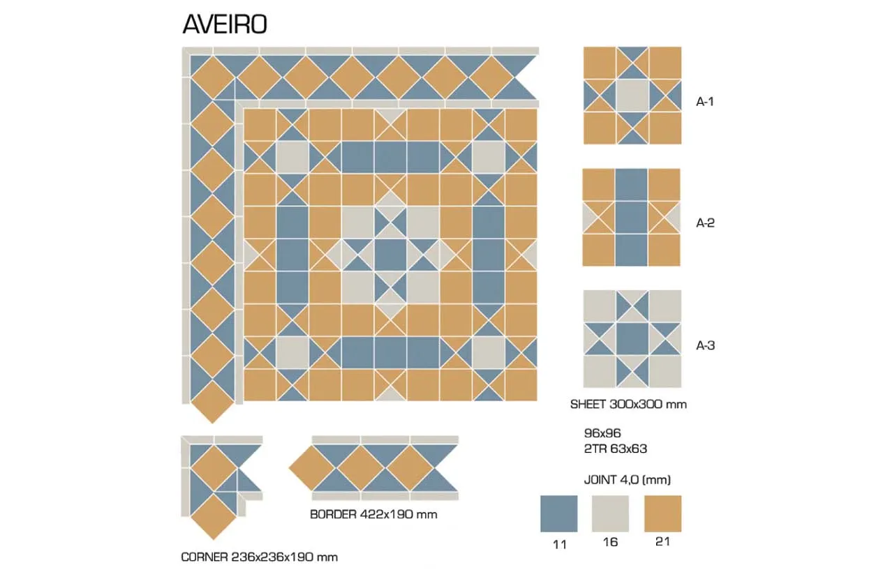 Керамогранит TopCer Victorian Designs Aveiro