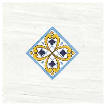 Керамогранит Savoia Cotto Mediterraneo Decoro Seiano Blu