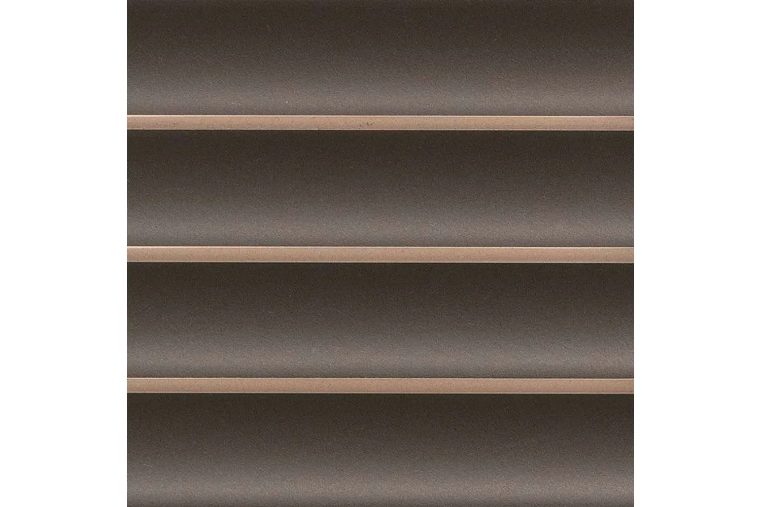 Керамогранит Micro. 3D Forms Fluted Fluted Coffee