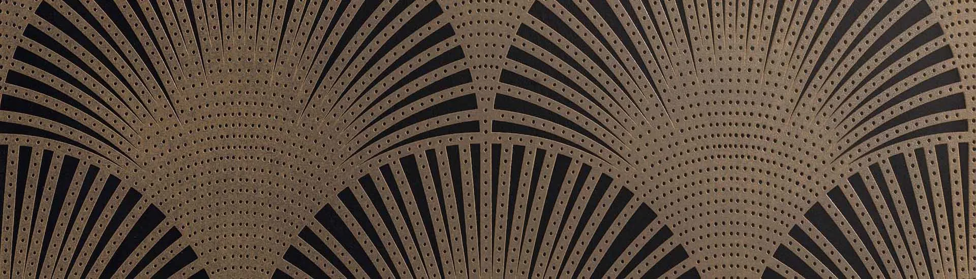 Керамогранит Petracers Swing Pavone Ottone Su Nero