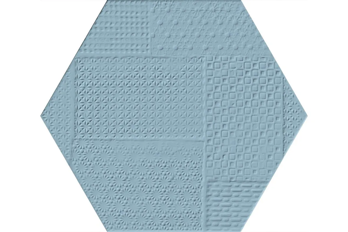 Керамогранит Emil Ceramica Sixty Esagona Timbro Cielo