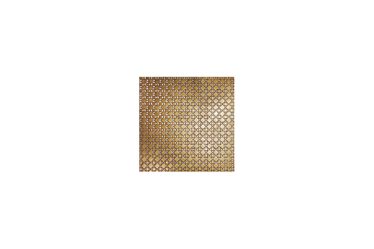 Мрамор Petra Antiqua Lacche 1 Optical 5 Fondo Biancone - Decoro Oro 30,5 X 30,5