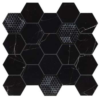 Керамогранит Piemme Ceramiche Majestic Hexagon Royal Nero