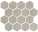 Mosaico Esagona Argento