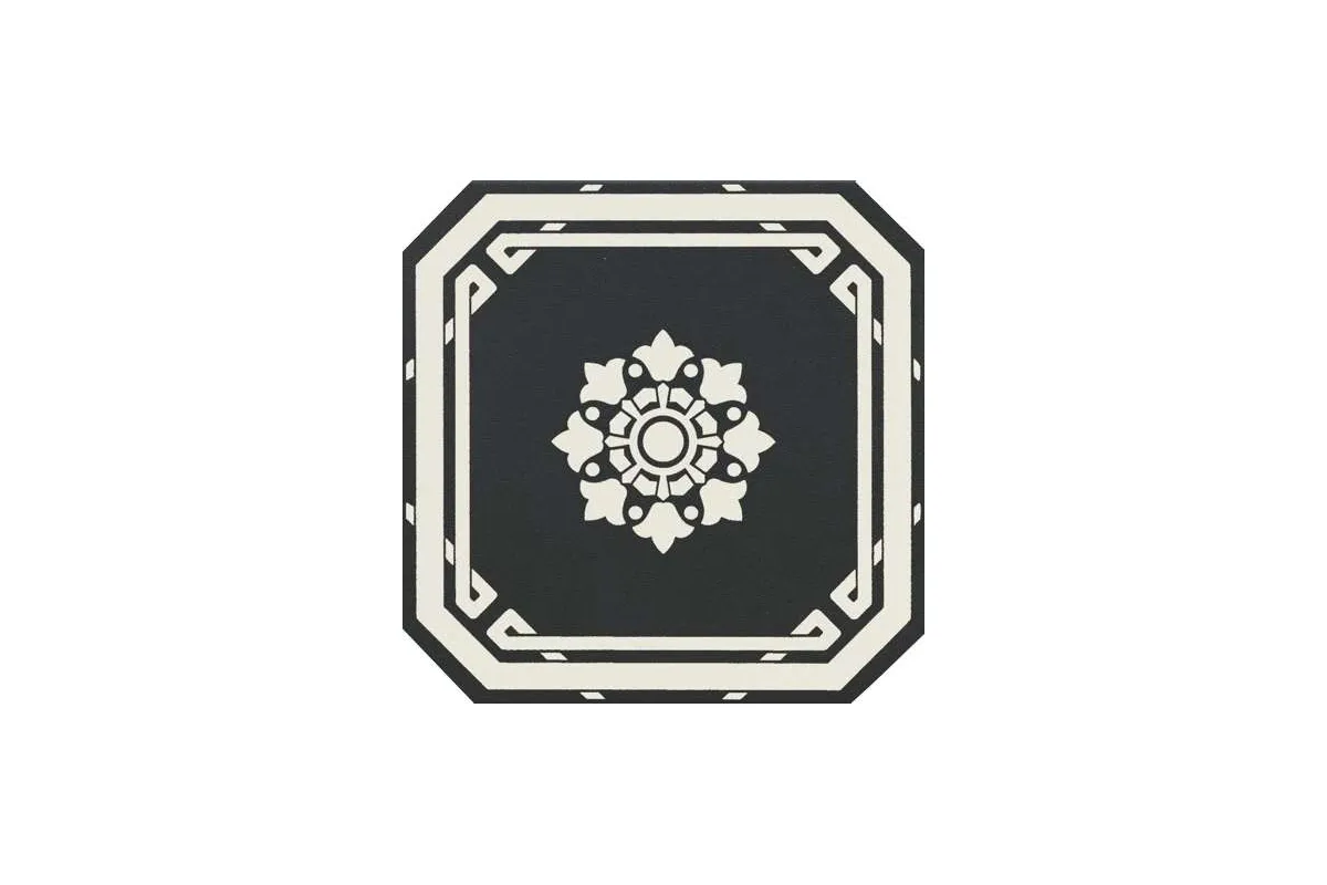 Керамогранит Grazia Ceramiche Old England (Старая Англия) Ottagono Black Dover