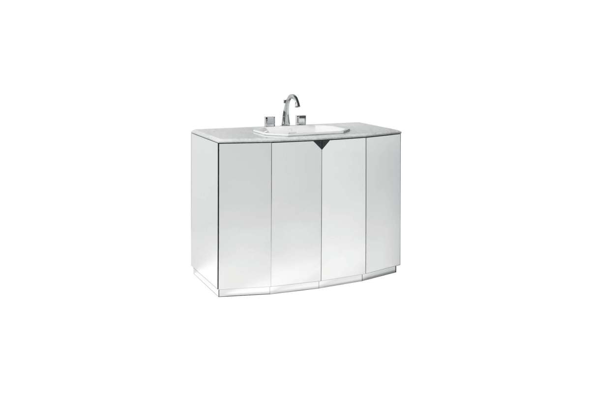 Originali Interni Italiani FANTASMA BASE PORTA LAVABO SINGOLO 114x57x85h, 2 ANTE