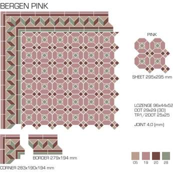 Керамогранит TopCer Victorian Designs (Викториан Дизайн) Bergen pink