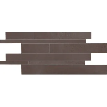 Керамогранит Ergon by Emil Group Tr3nd Mosaico Listelli Sfalsati Brown B