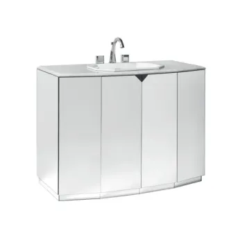 Originali Interni Italiani FANTASMA BASE PORTA LAVABO SINGOLO 114x57x85h, 2 ANTE