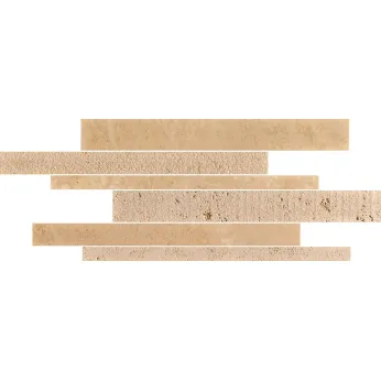 Мрамор Petra Antiqua Surfaces 1 travertino chiaro MOSAICO MURAZZO PATCH 10 CM 3,5 x 60 - 5 x 60 - 7 x 60