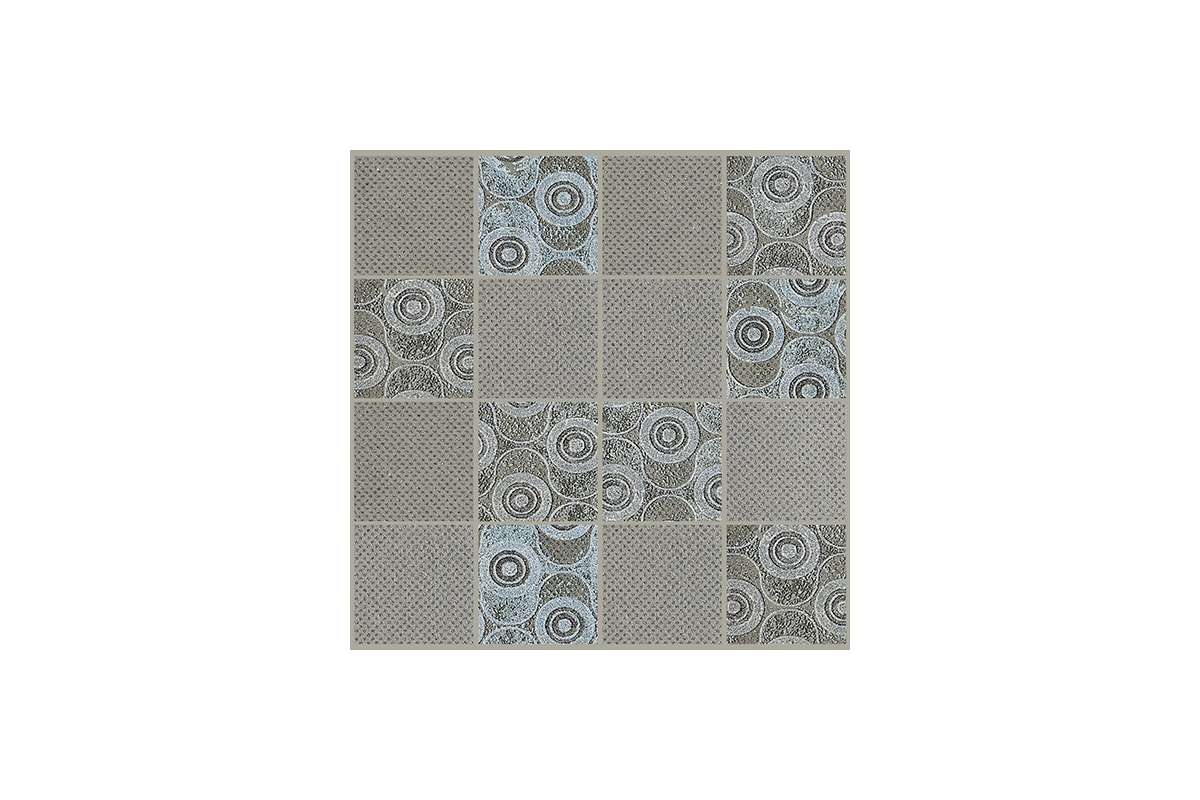 Керамогранит Decoratori Bassanesi Luci di Venezia Intreccio 7,2 Cristallo-Onde-Grey