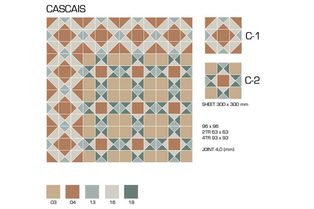 Керамогранит TopCer Victorian Designs (Викториан Дизайн) Cascais