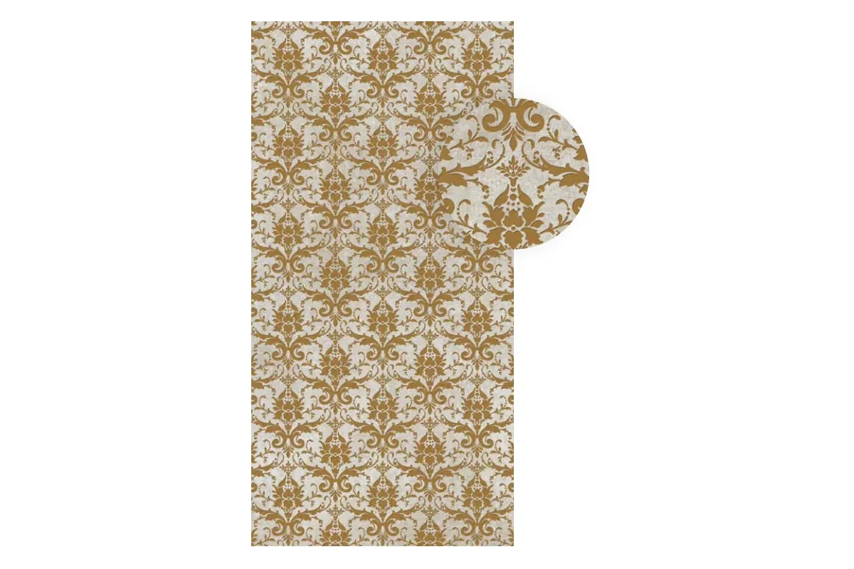 Керамогранит Cedit Tesori Decoro Broccato Bianco Oro