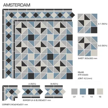 Керамогранит TopCer Victorian Designs Amsterdam