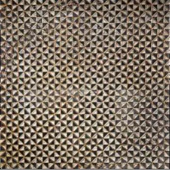 Мрамор Petra Antiqua Lacche 1 OPTICAL 1 Fondo Nero Marquinia - Decoro Argento 30,5 x 30,5