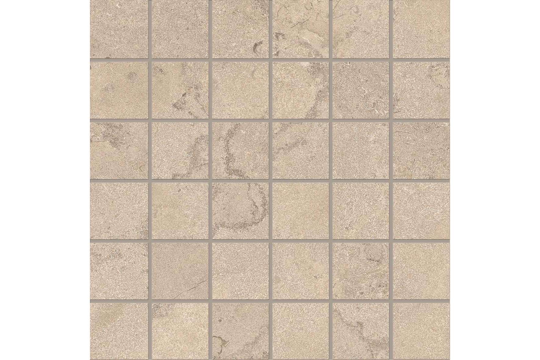 Керамогранит Ergon by Emil Group Portland Stone Cross Cut Sand Mosaico 5X5