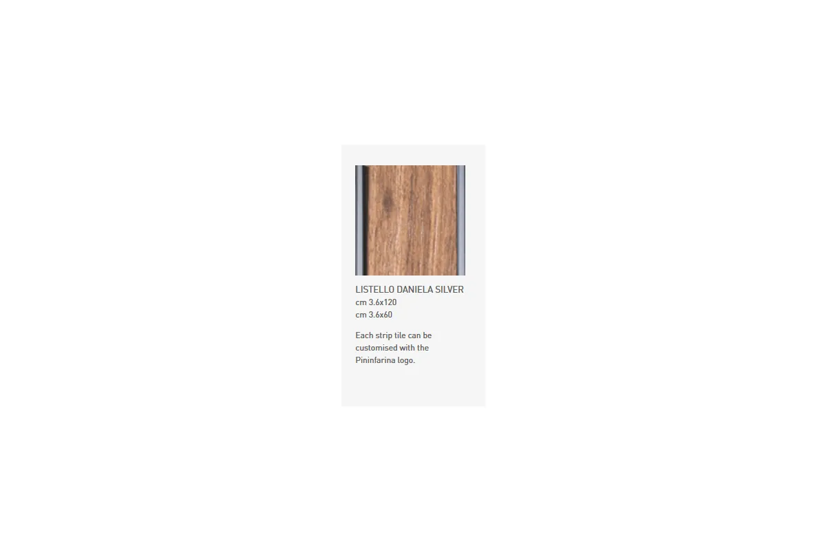 Керамогранит Casalgrande Padana Earth by Pininfarina Listello Daniela Silver