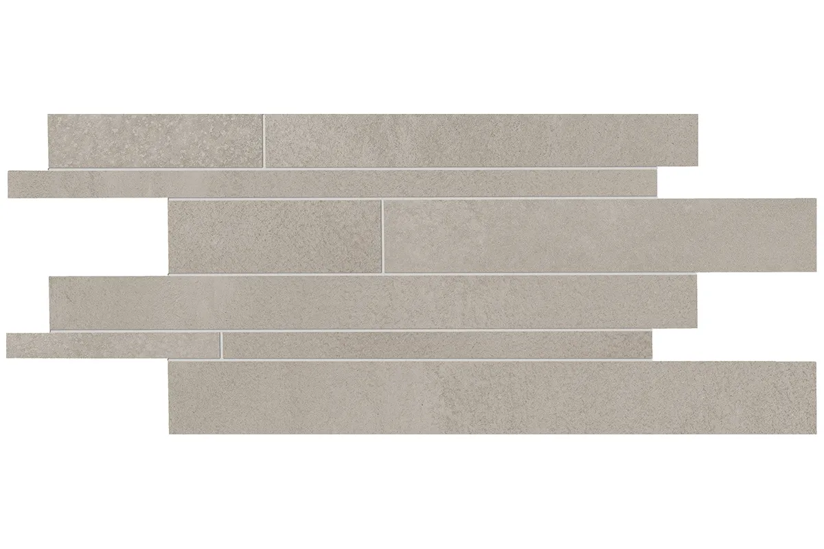 Керамогранит Ergon by Emil Group Tr3nd Mosaico Listelli Sfalsati Grey B