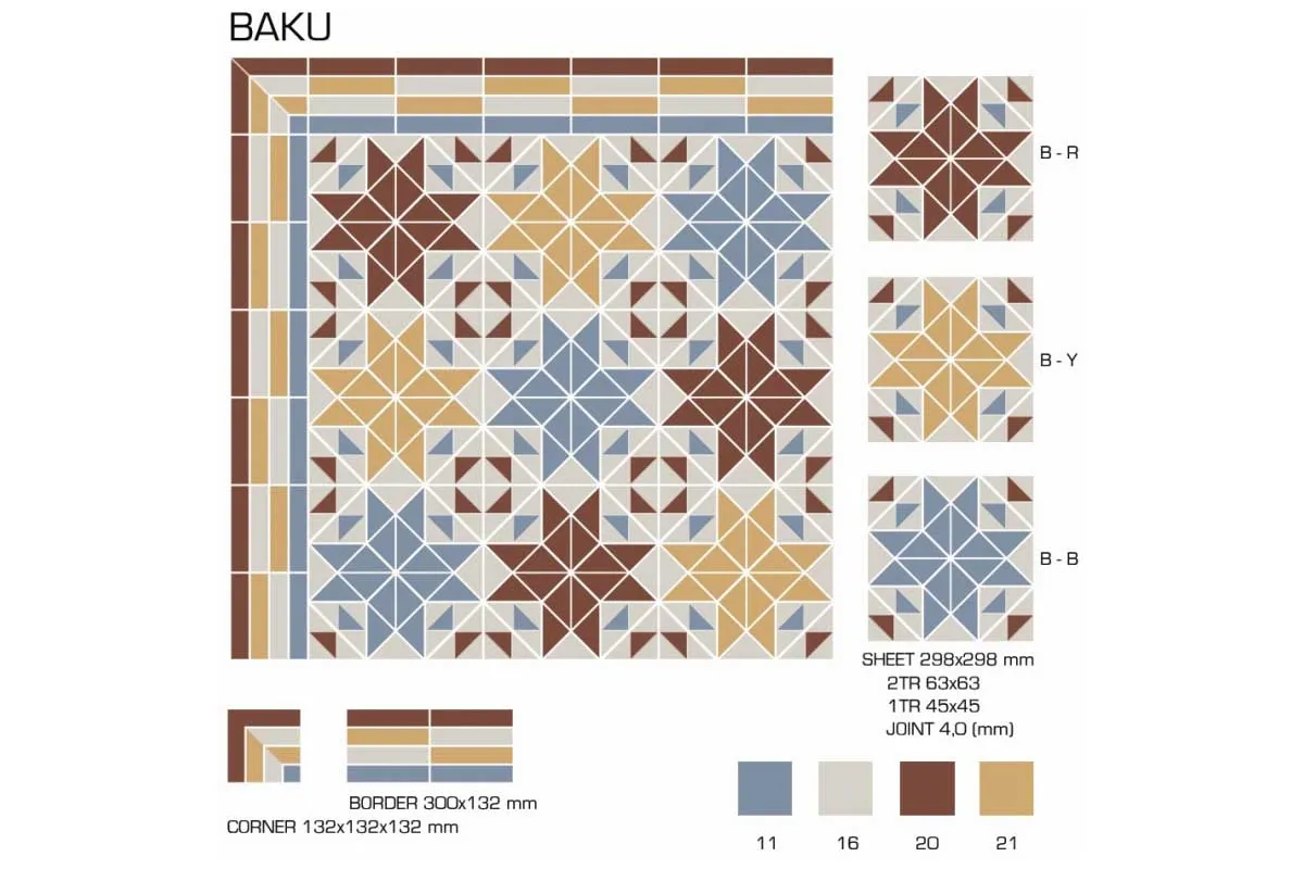 Керамогранит TopCer Victorian Designs Baku