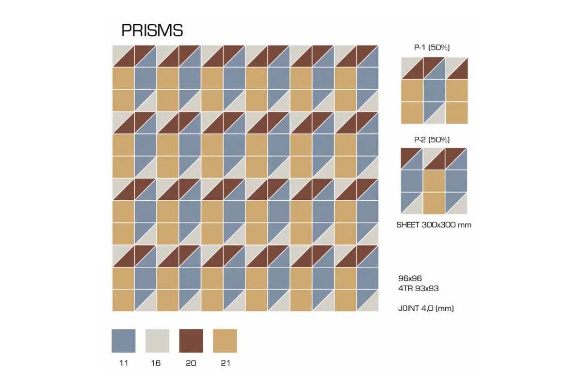 Керамогранит TopCer Victorian Designs Prisms