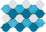 Mosaico Goccia Mix Azzurro