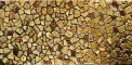 BITS GOLD Glass/Gold Travertino Chiaro/Gold.
