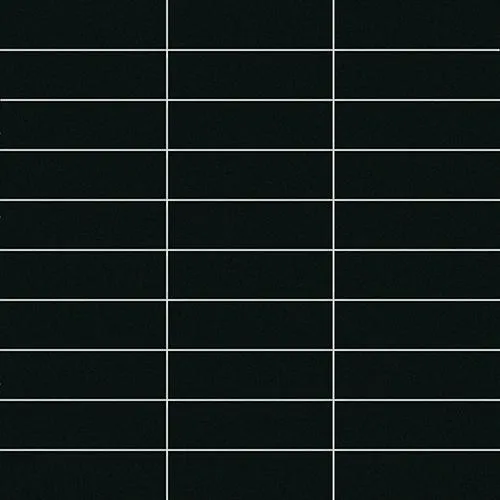 Керамогранит CE.SI. Matt Mosaico 3x10 Su Rete NERO