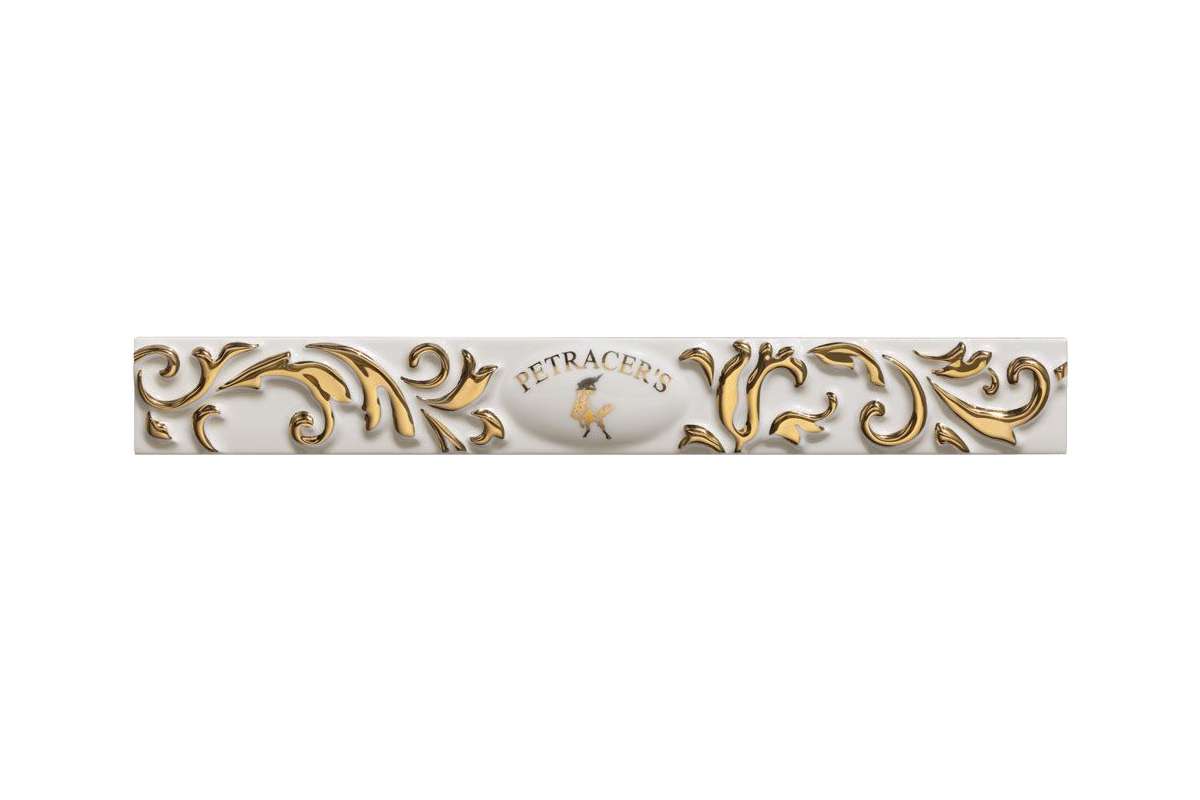 Керамогранит Petracers Primavera Romana (Примавера Романа) Listello Logo Bianco