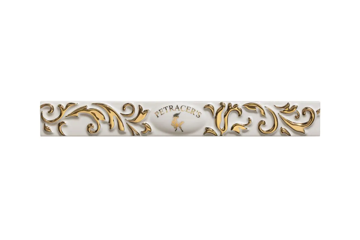 Керамогранит Petracers Primavera Romana (Примавера Романа) Listello Logo Bianco