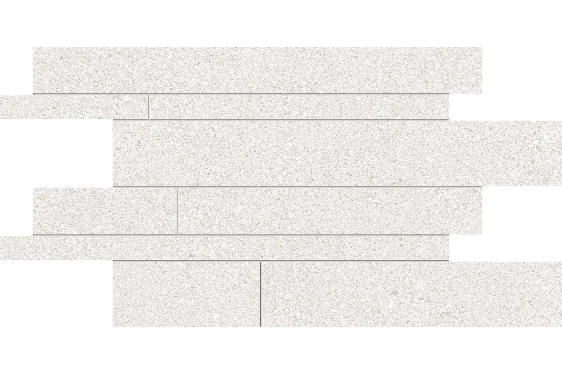 Керамогранит Ergon by Emil Group Grain Stone Listelli Sfalsati White