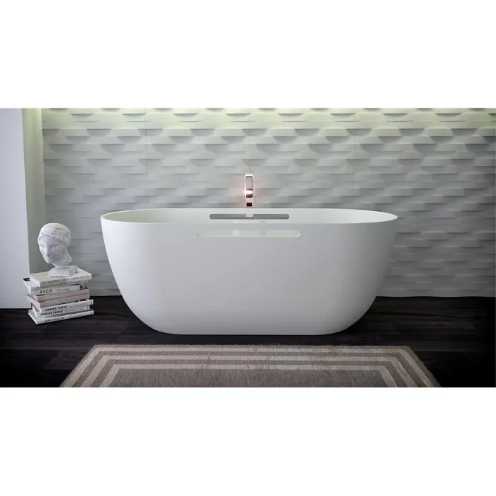 Cантехника Knief K.Stone Selected Ванна LOTUS отдельностоящая, с ручками, 170x75x63Hсм, с щелевым сливом-переливом