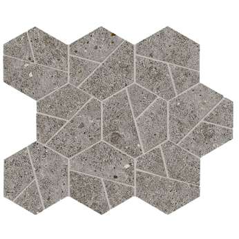 Керамогранит Atlas Concorde Boost Stone Smoke Mosaico Hex