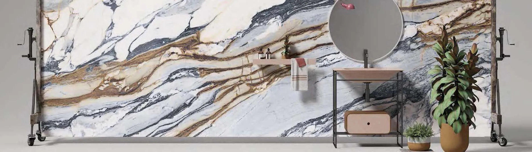 Керамогранит Level by Emil Group Marmi Calacatta Picasso Bookmatch A