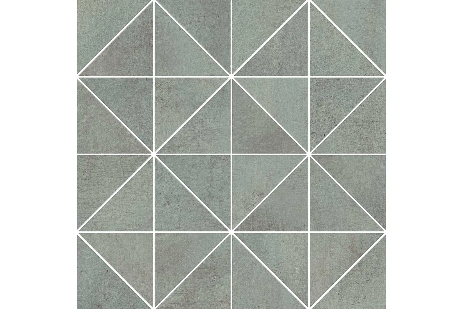 Керамогранит Casalgrande Padana Fusion Mosaico Triangoli Green