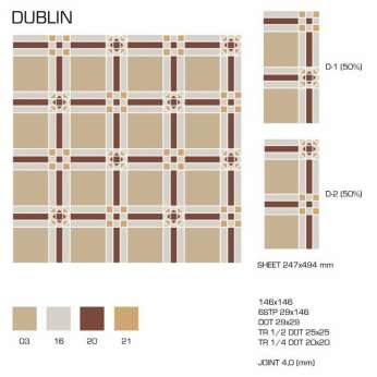 Керамогранит TopCer Victorian Designs (Викториан Дизайн) Dublin