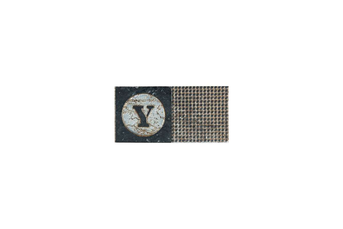 Мрамор Petra Antiqua Acqueforti Tiles Spray Patch Nero Dec.silver