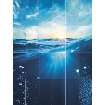 Керамогранит MaxFine by Iris FMG Design Your Slabs Underwater Sea Sunset