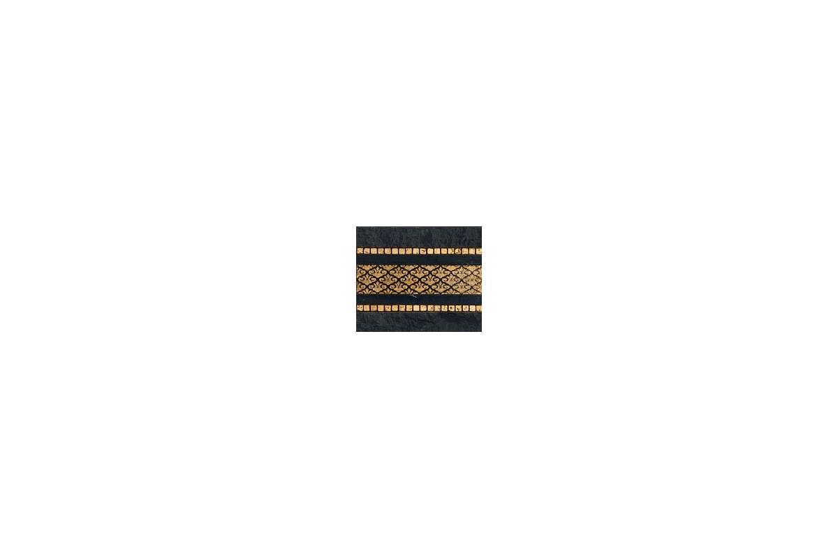 Мрамор Petra Antiqua Evolution 2 Braid 2 Nero Marquinia Gold 25,5 X 30,5 Cm