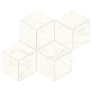 Керамогранит Atlas Concorde Marvel Shine Calacatta Delicato Mosaico Esagono