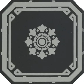 Керамогранит Grazia Ceramiche Old England (Старая Англия) Ottagono black london