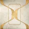 ORION Fondo Biancone  Decoro Oro 60 x 60
