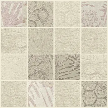 Керамогранит Decoratori Bassanesi Luci di Venezia Intreccio 7,2 Luci-Riflesso-White