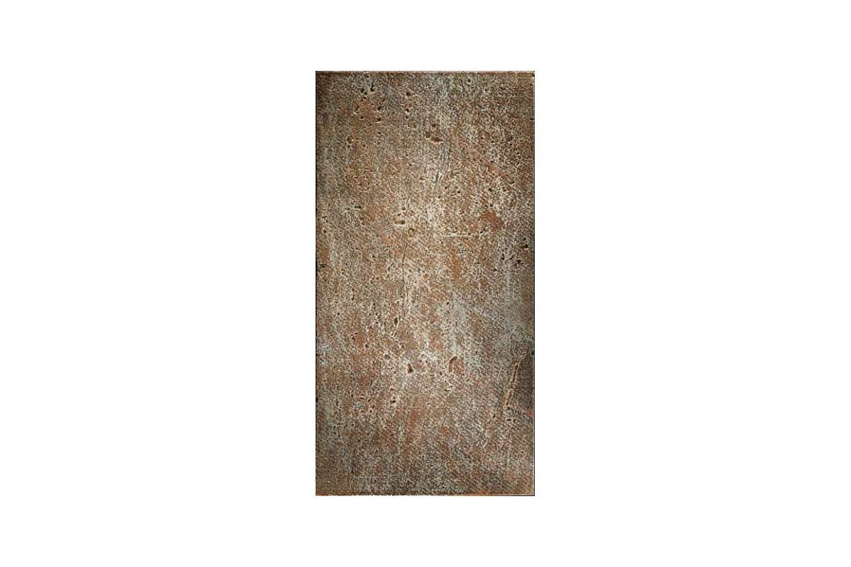 Мрамор Petra Antiqua Lacche 2 Ozone Fondo Argento  Decoro Travertino Rosso  30,5 X 60